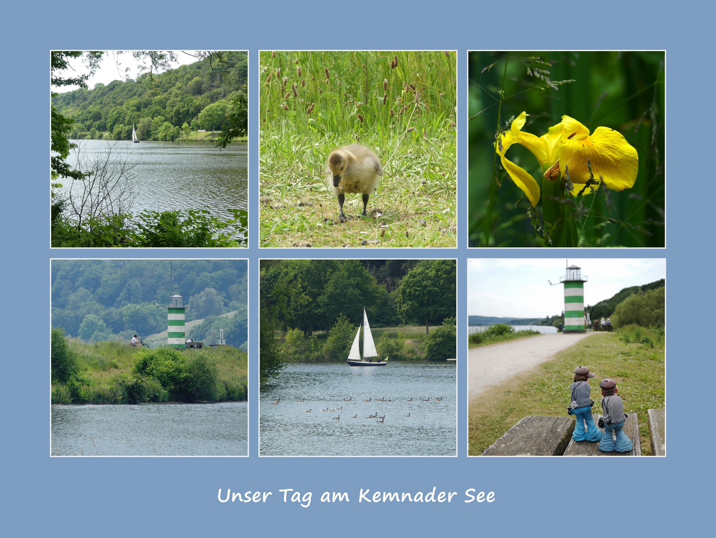 Ein Tag am See mit lieben Menschen