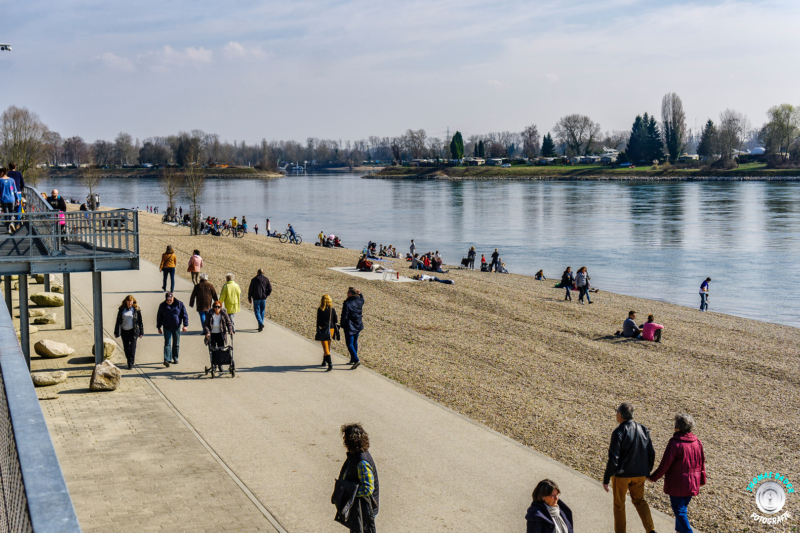 Ein Tag am Strand(- Bad) Mannheim