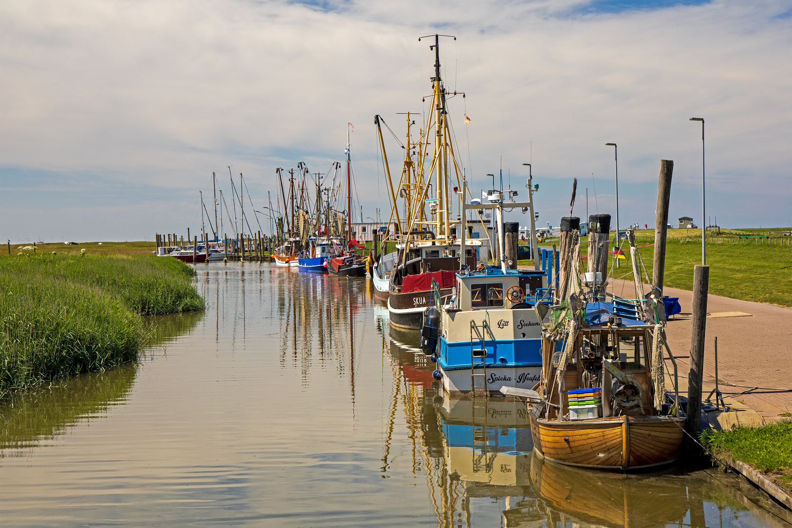 Ein Tag an der Nordsee VI - Kutterhafenidylle in Spieka-Neufeld, Landkreis Cuxhaven