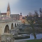 Ein Tag an der Steinernen Brücke in Regensburg