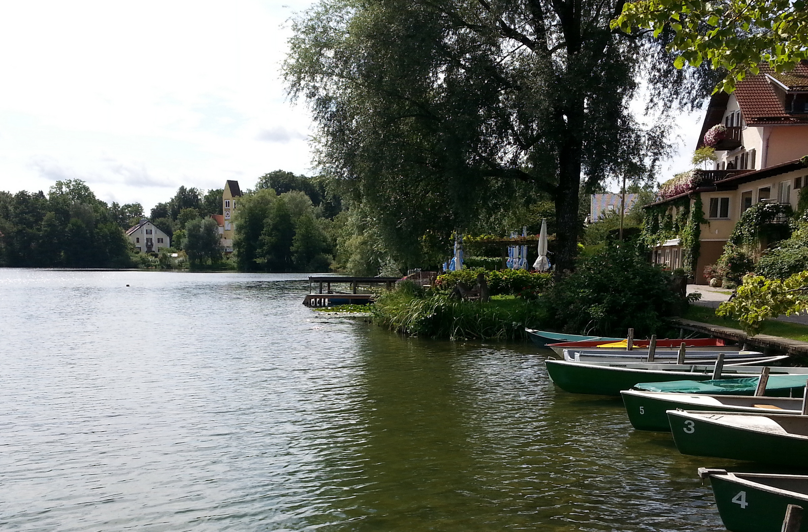 ein Tag der Ruhe am Wesslinger See