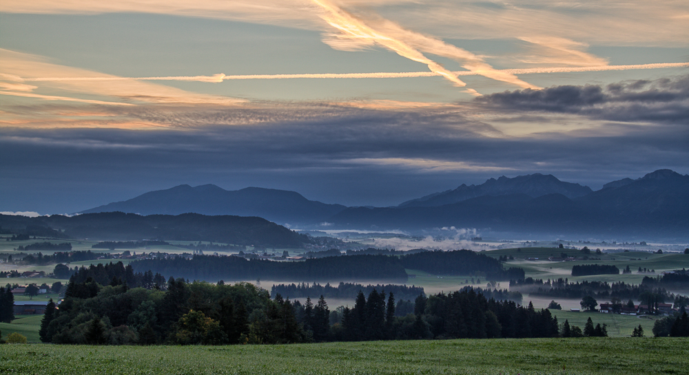 Ein Tag erwacht im Ostallgäu