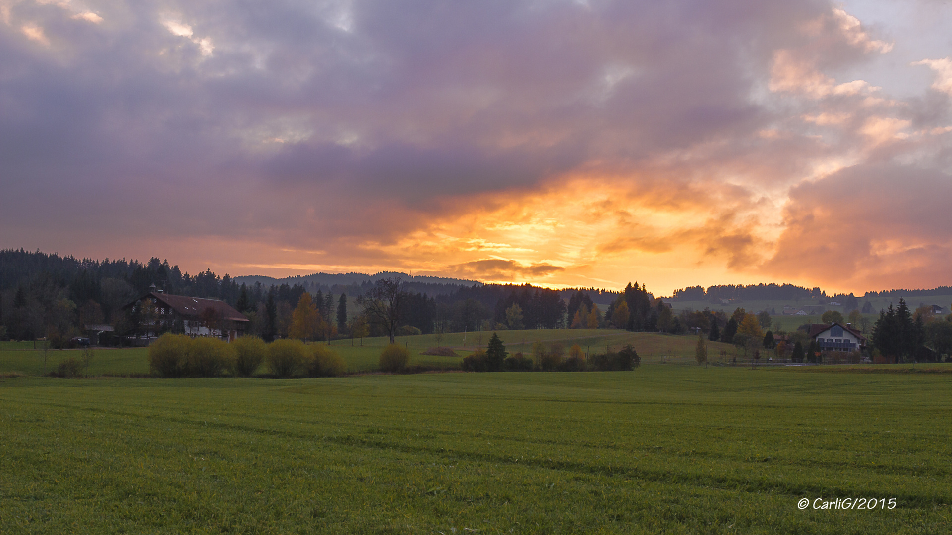 Ein Tag geht im Allgäu zu ende..