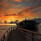 Ein Tag geht zu Ende am Strand von St. Peter Ording