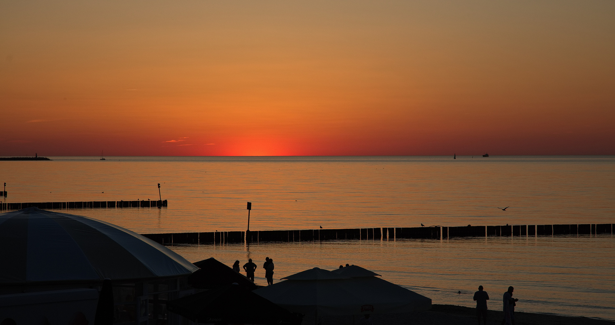 Ein Tag geht zu Ende auf Usedom