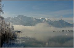 ein Tag im Februar am Kochelsee