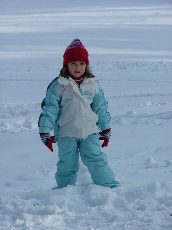 ein Tag im Schnee