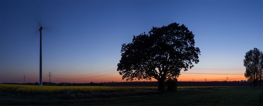 Ein Tag neigt sich dem Ende