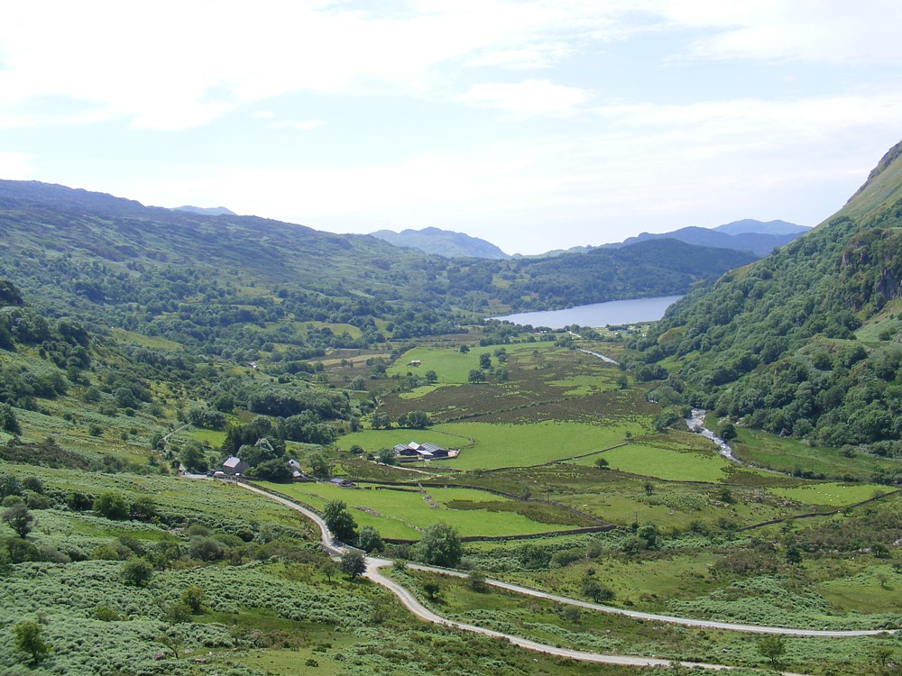 Ein Tal im Snowdon Gebirge.