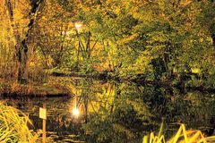 Ein Teich bei Nacht (HDR)