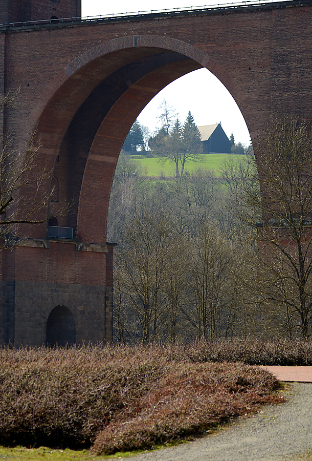 Ein Teil der Göltzschtalbrücke