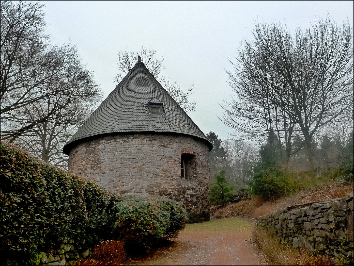 Ein Teil der Schlossanlage Hardenberg - Neviges