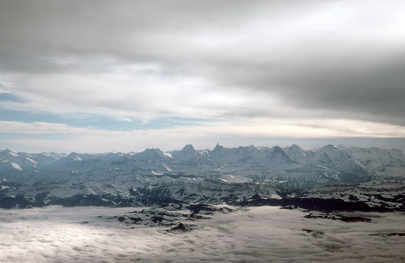 Ein Teil der Schweizer Alpen