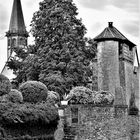 Ein Teil des Alchemiegartens am Schloß von Weikersheim