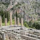 Ein Teil des Apollon-Tempels in Delphi