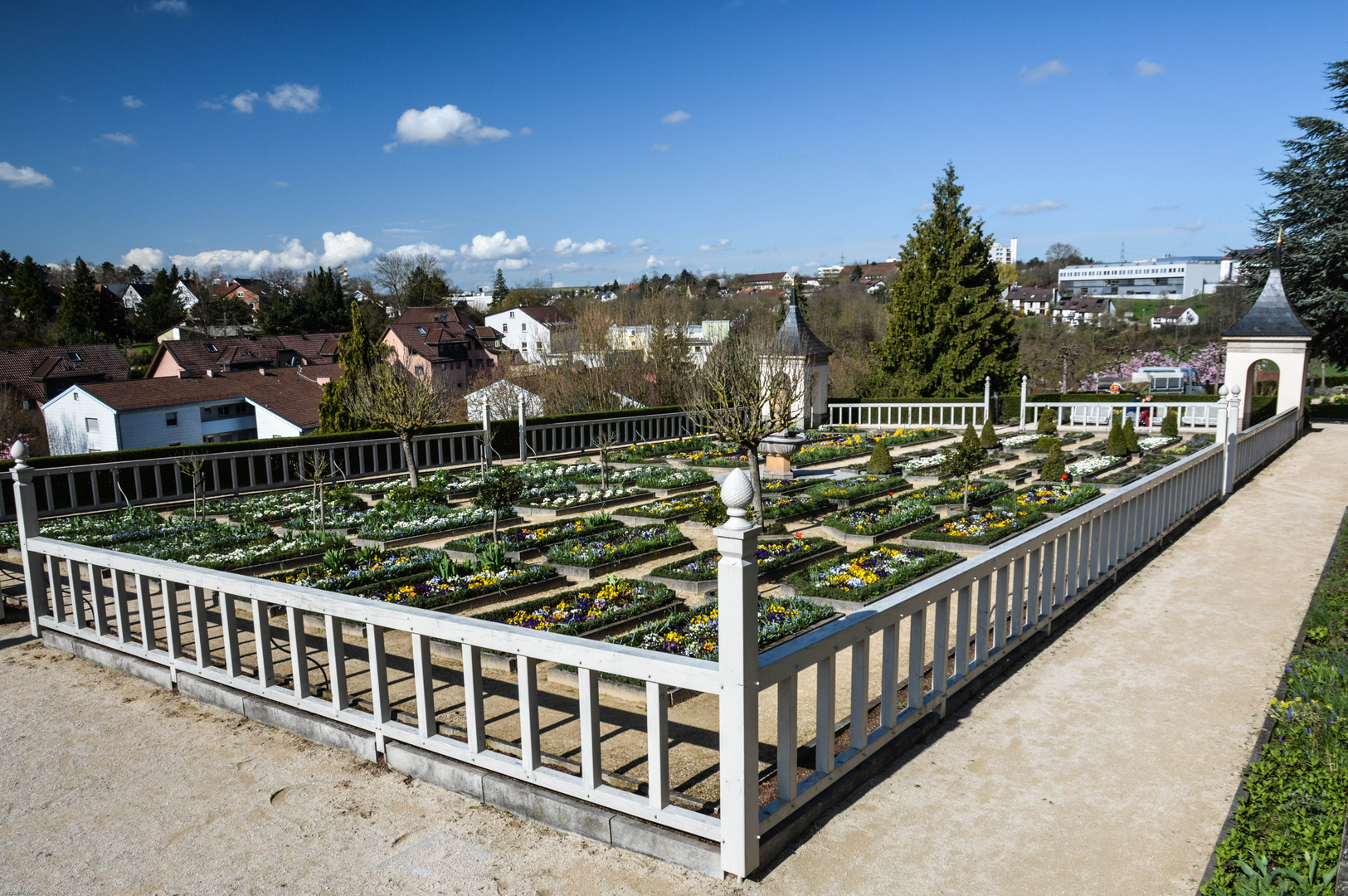 ein Teil des Pomeranzengartens in Leonberg