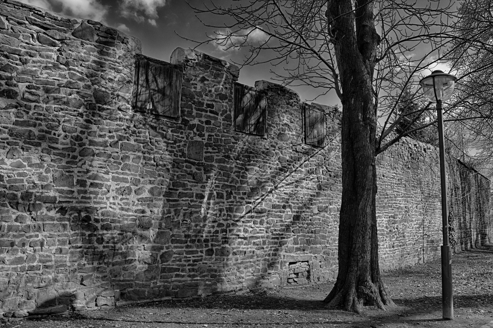 Ein Teil unserer alten Stadtmauer....