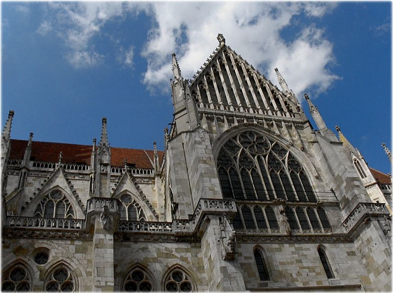 ein teil vom dom in regensburg