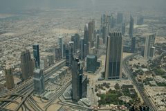 Ein Teil von Dubai von oben....