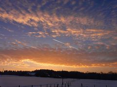 Ein toller Sonnenuntergang heute