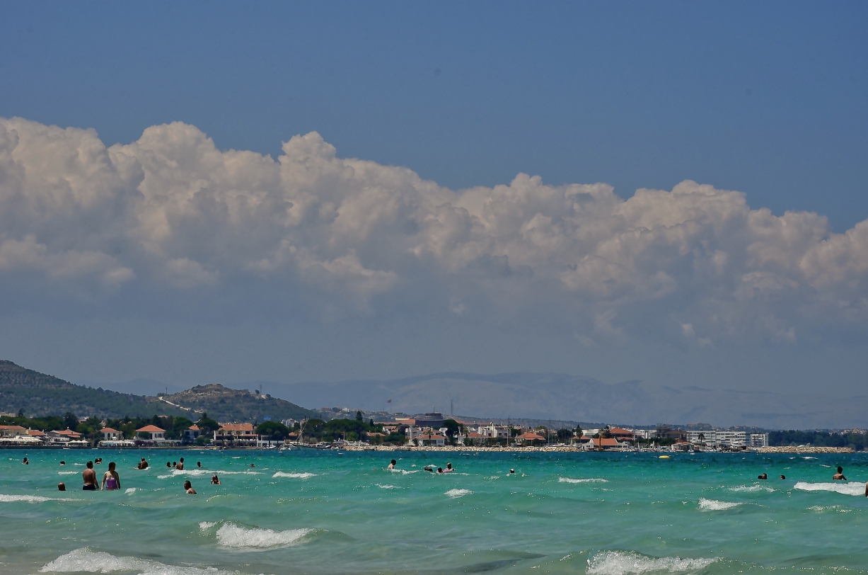 Ein tolles Meer in Cesme bei izmir Türkei