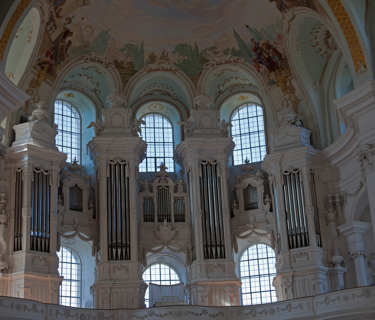 ein tolles Stück die Orgel im Kloster Neresheim