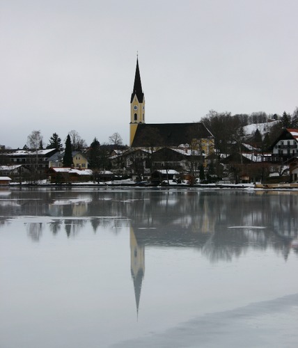 Ein total verregneter Tag am Schliersee in Bayern