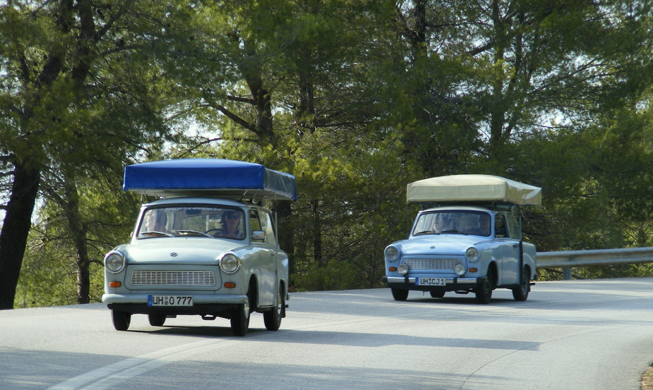 Ein Trabbi in Grichenland