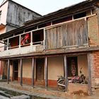 Ein traditionelles Wohnhaus in Gorkha in Zentralnepal