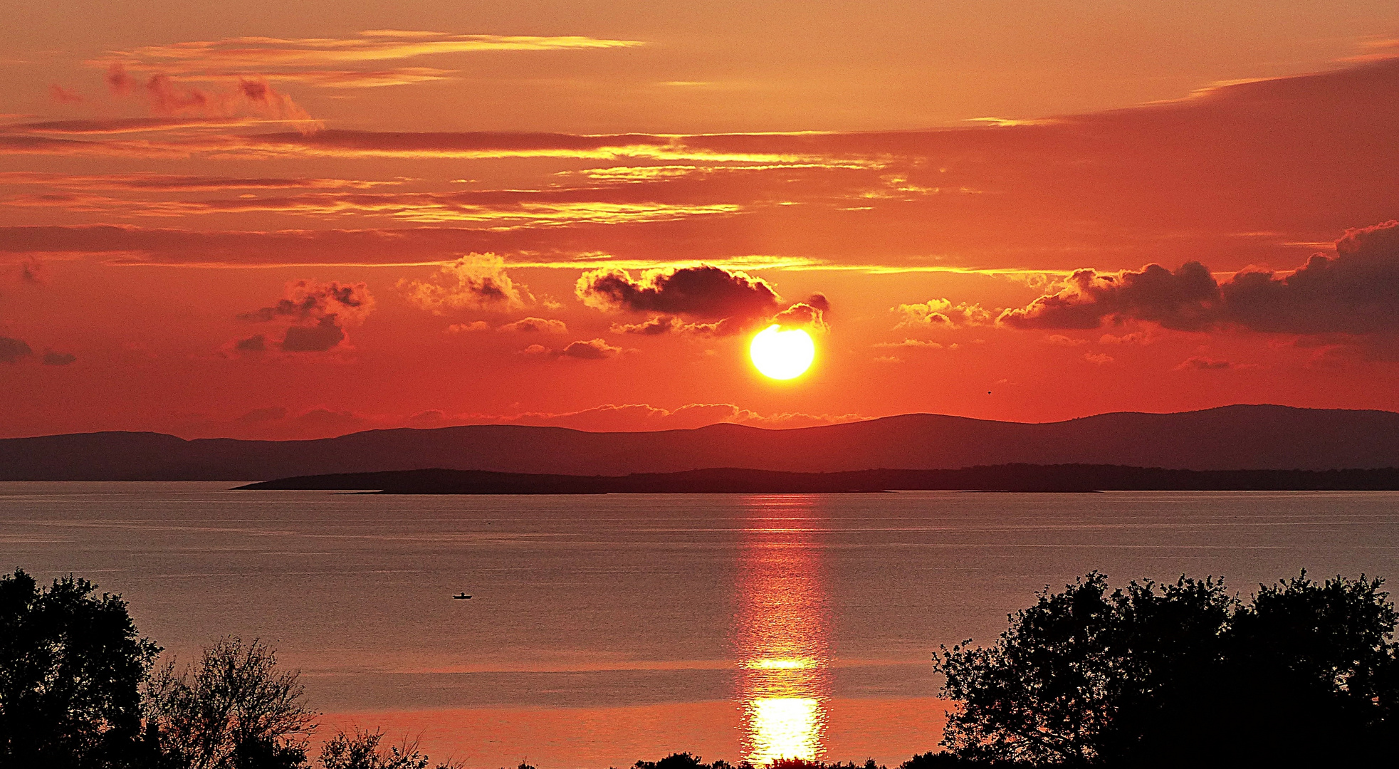 Ein traumhafter Sonnenuntergang