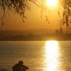 ein traumhafter Sonnenuntergang in Mainz Budenheim