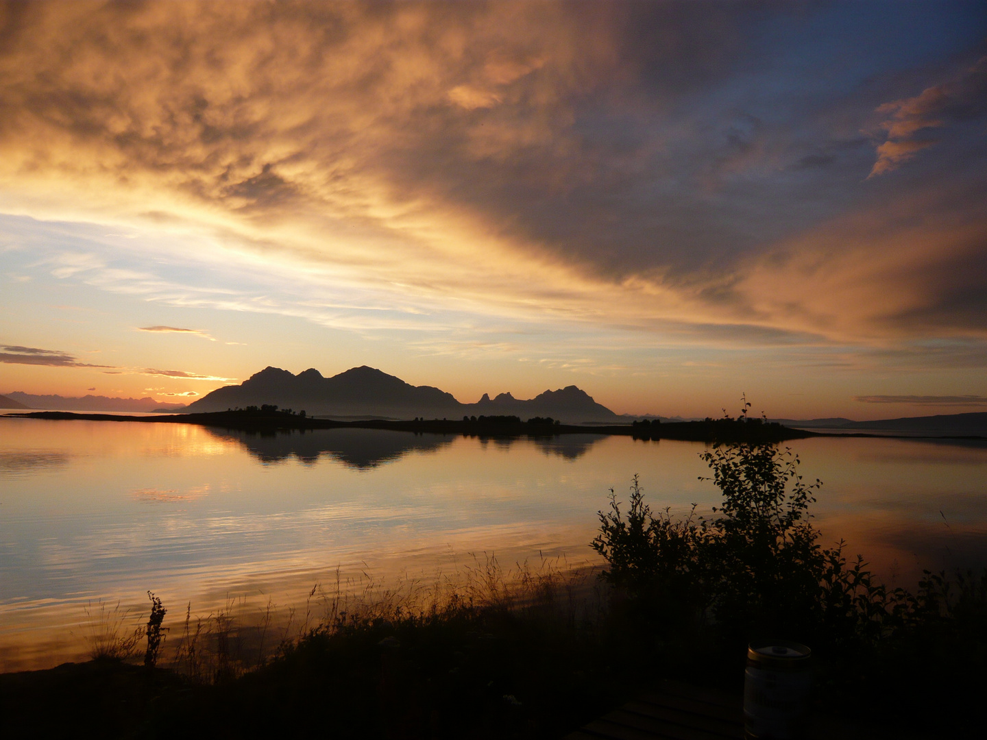 Ein Traumhafter Sonnenuntergang in Norwegen