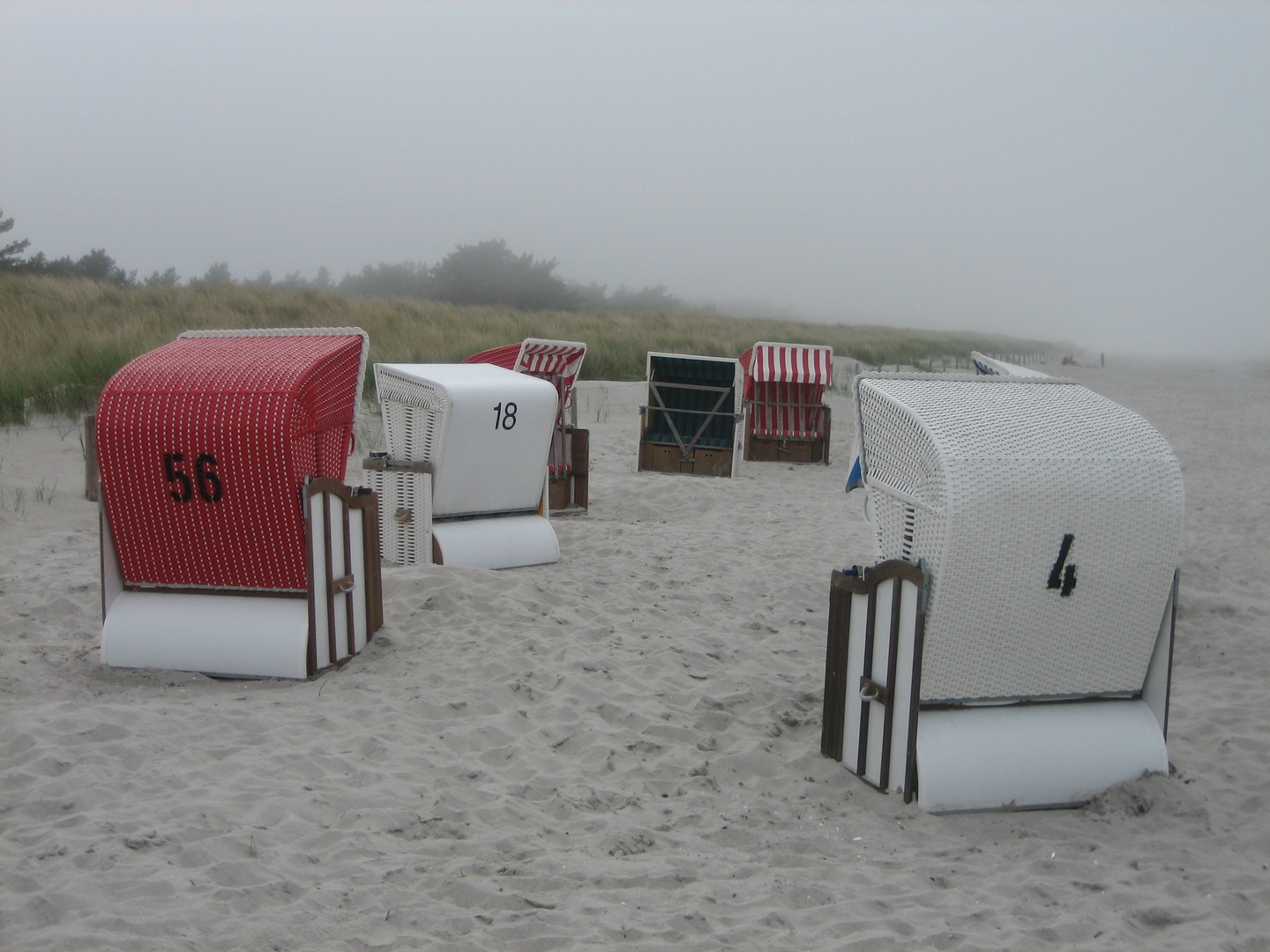 Ein trüber Tag an der Ostsee