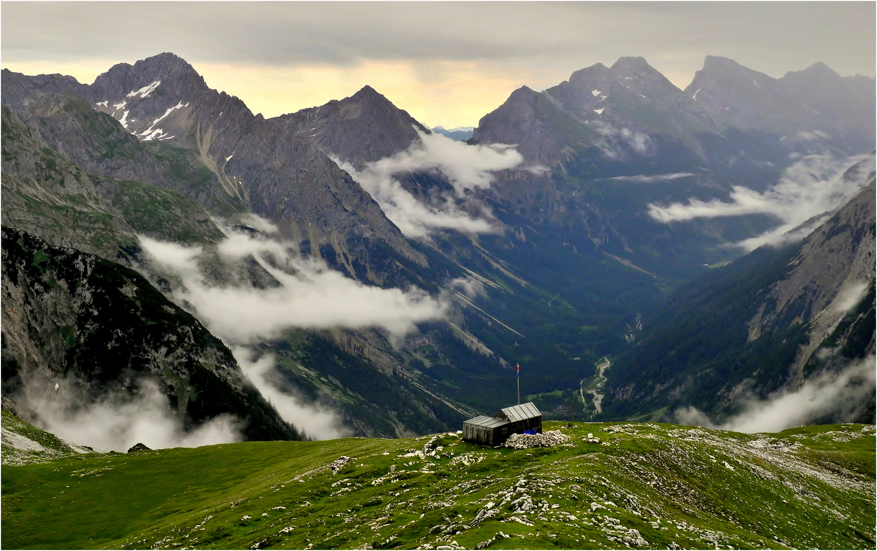 Ein trüber Tag im Karwendel