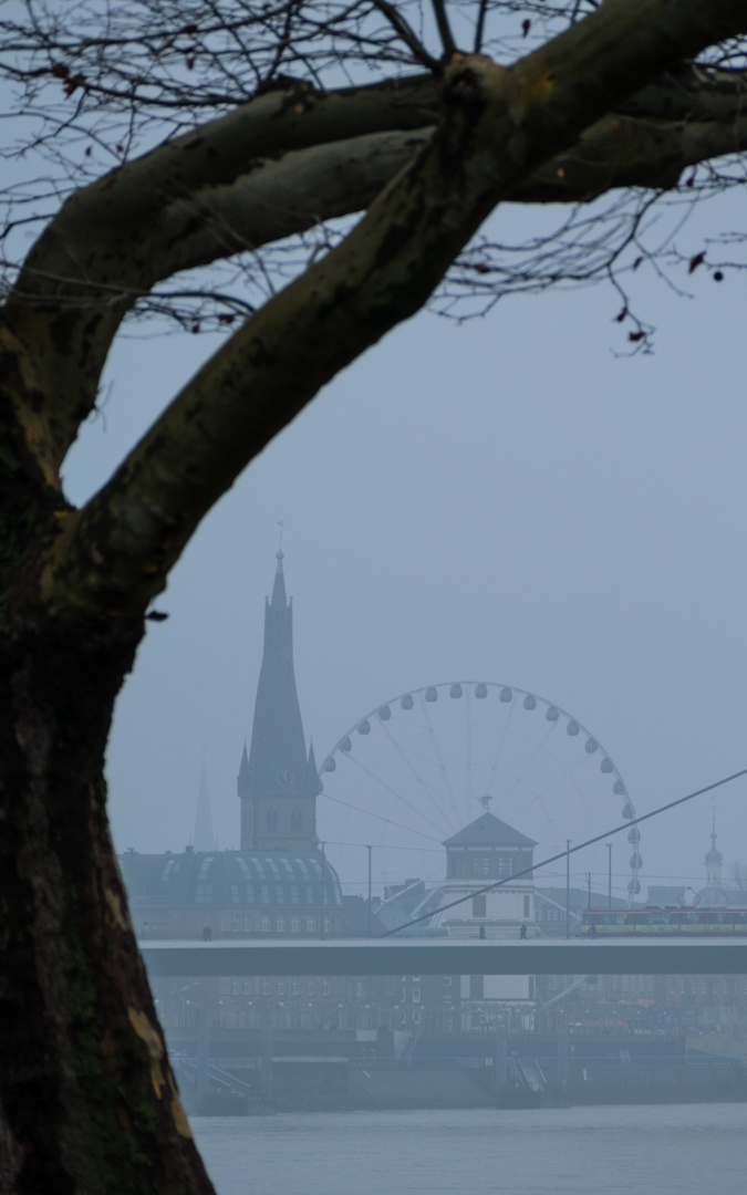 Ein trüber Tag in Düsseldorf 