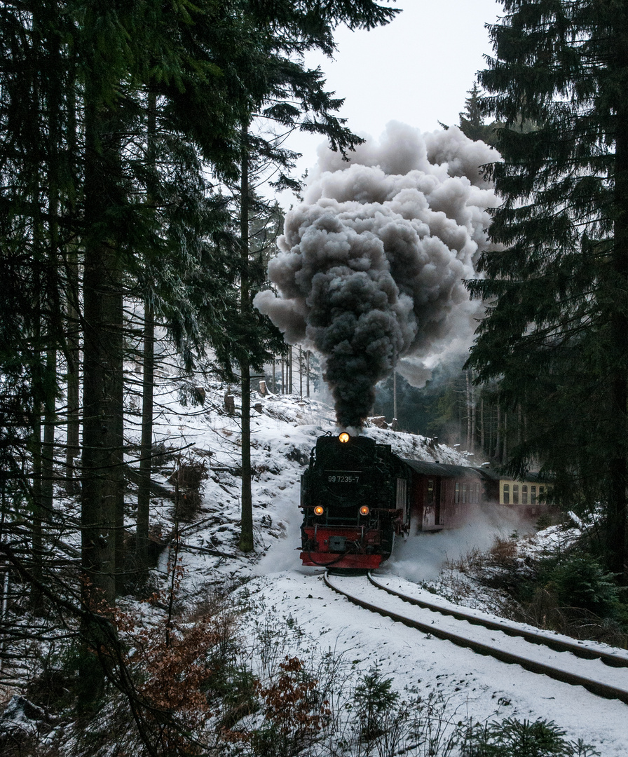 Ein trüber Wintertag im Drängetal