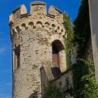 Ein Turm der Burg Lahneck