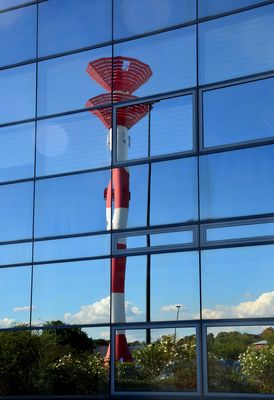 ein Turm, Oberfeuer im Fischereihafen von Bremerhaven