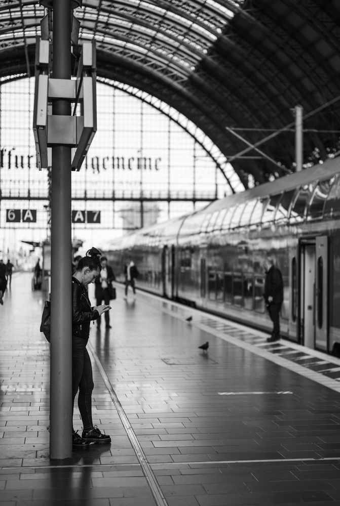 Ein typischer Morgen am HBF in FFM