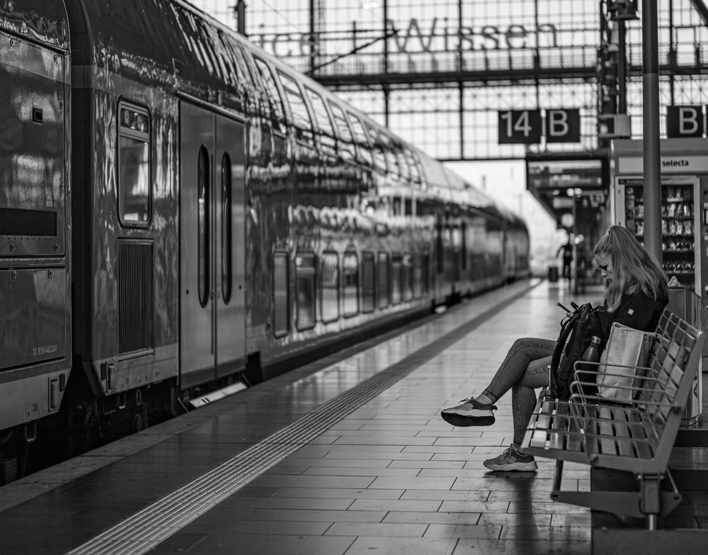 Ein typischer Morgen am HBF in FFM