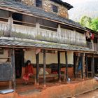 Ein typisches Bauernhaus in Bungkot bei Gorkha