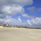 Ein und endlicher Strand in Portugal .