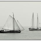 Ein- und Zweimastewer auf dem Ijsselmeer/NL