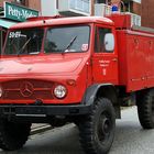 Ein Unimog Gerätewagen der Feuerwehr