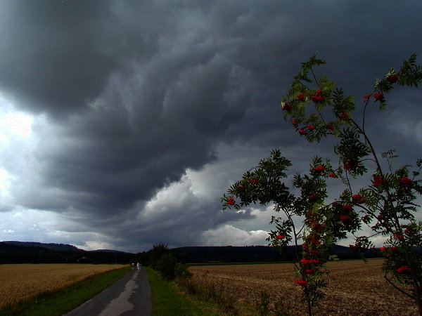 ein Unwetter kommt