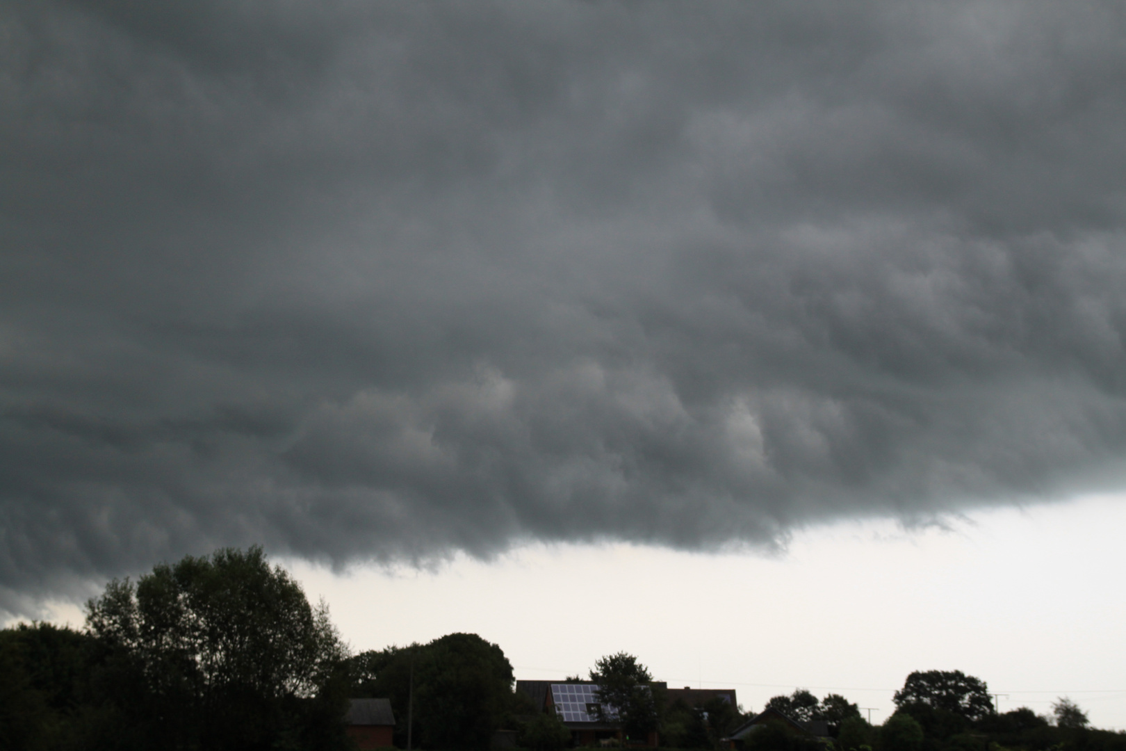 Ein Unwetter zieht auf