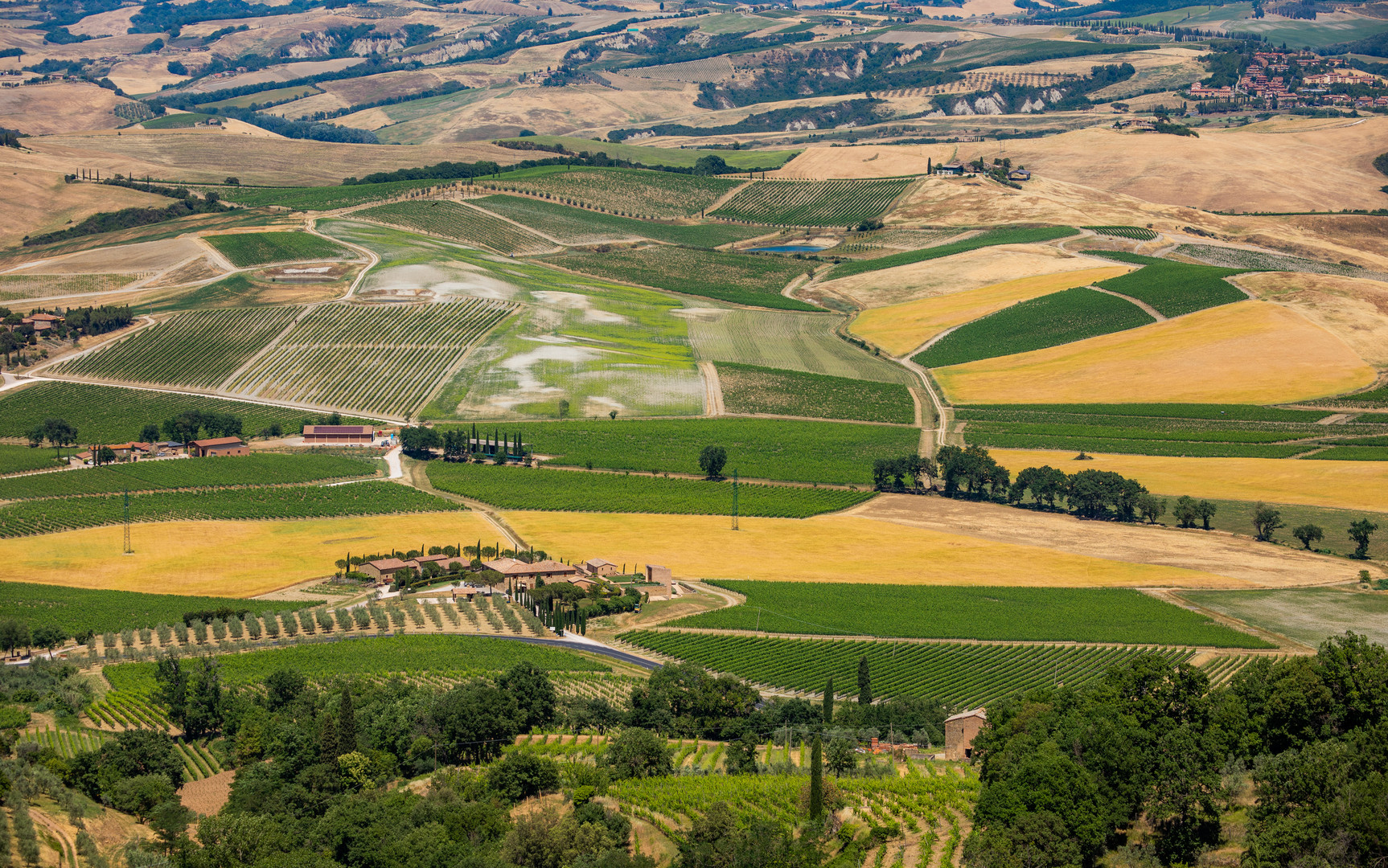 Ein Va d'Orcia-Wimmelbild