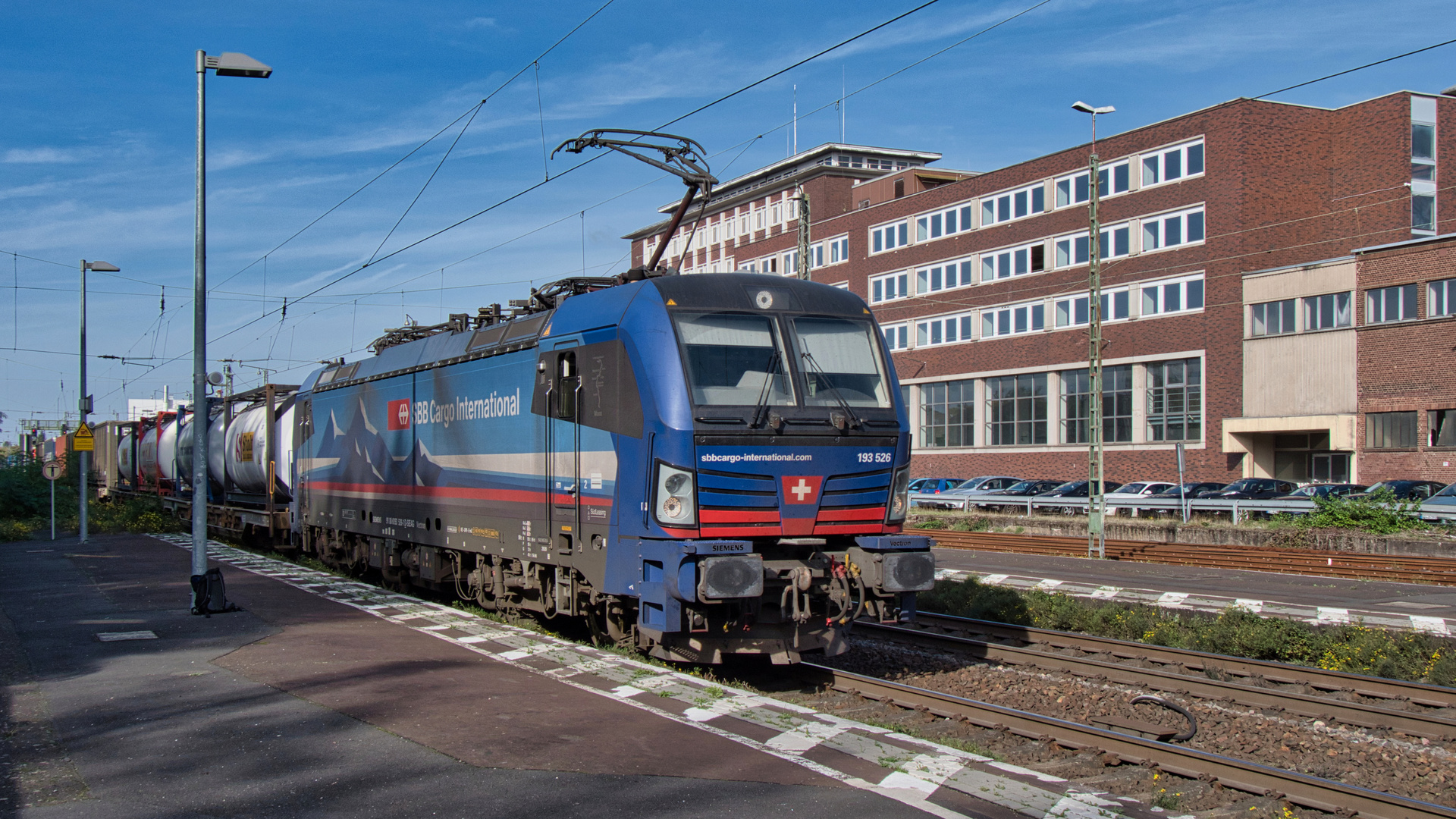 Ein Vectron mit dem Schweizerkreuz