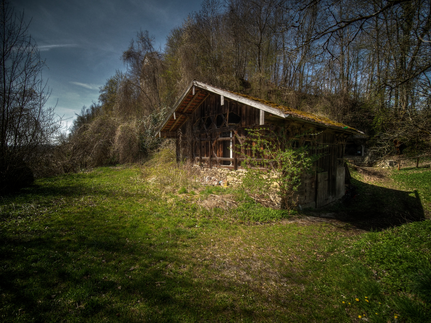 Ein verlassner Hof bei Altenmarkt an der Alz