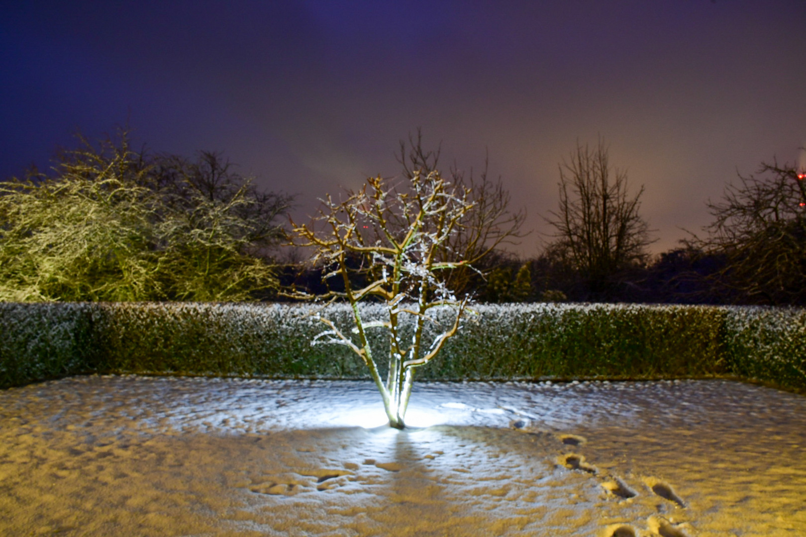 Ein Versuch Winterlandschaft 